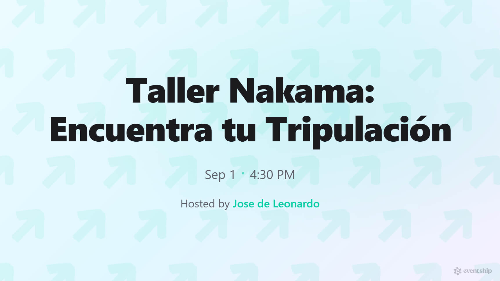 NAKAMA — Encuentra tu tripulación. Cambia el mundo. | Taller gratuito 18-30 años, Recoleta