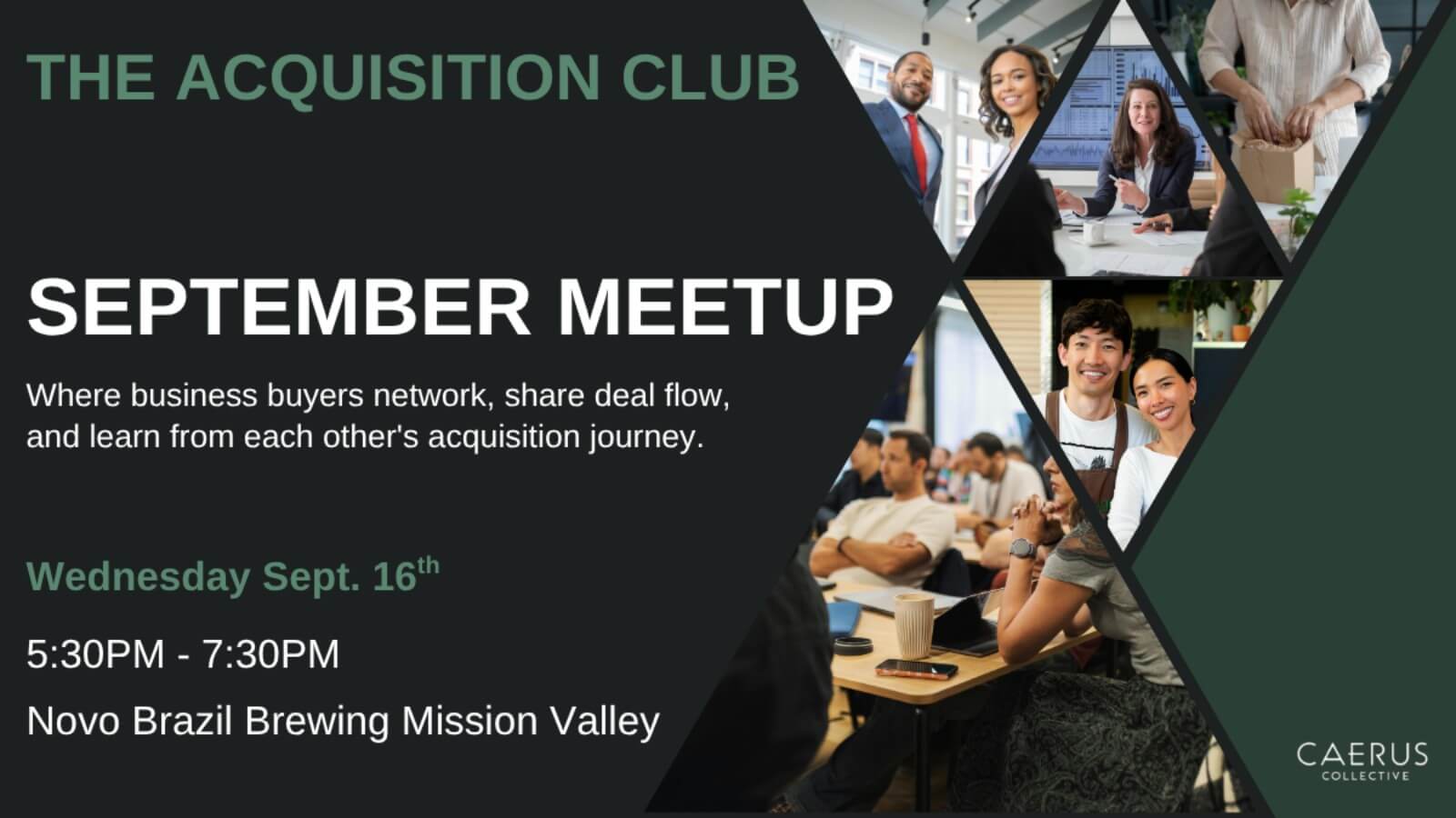Acquisition Club September Meetup