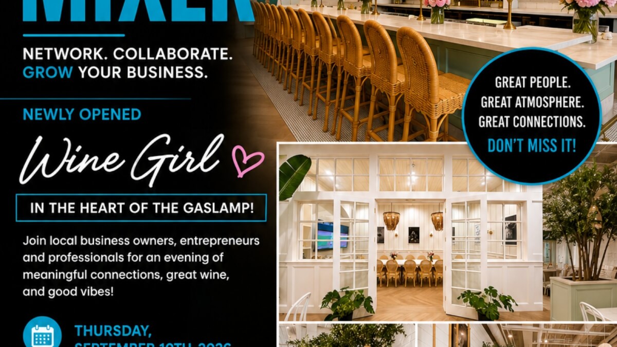 SD Networking Events September 2026 Business Networking Mixer