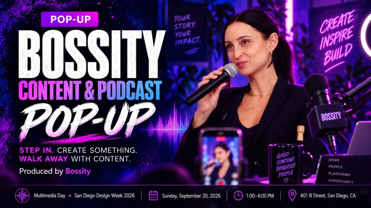 Bossity Content & Podcast Popup