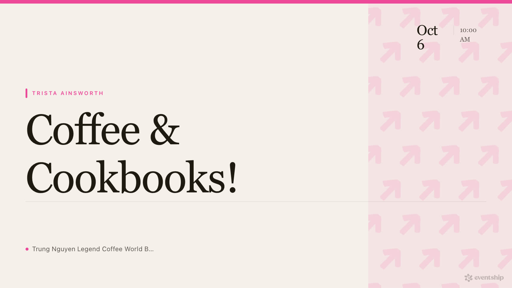 Coffee & Cookbooks!