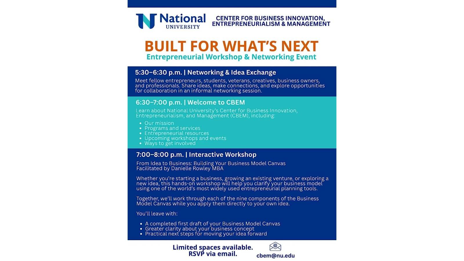 CBEM's Open House: Networking and Workshop for Entrepreneurs