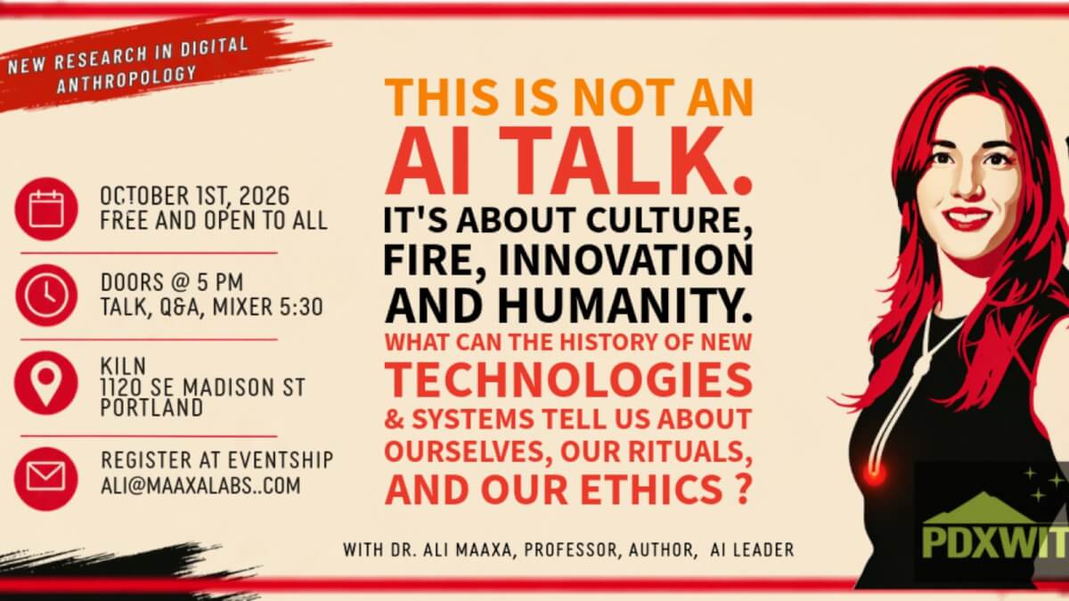 This Is *Not* a Talk About AI (It's About Fire, Anthropology, Technology and Humanity)