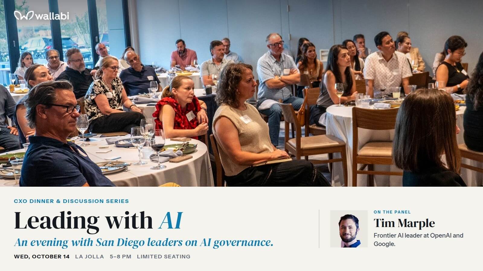 Leading with AI: CXO Dinner & Discussion Series