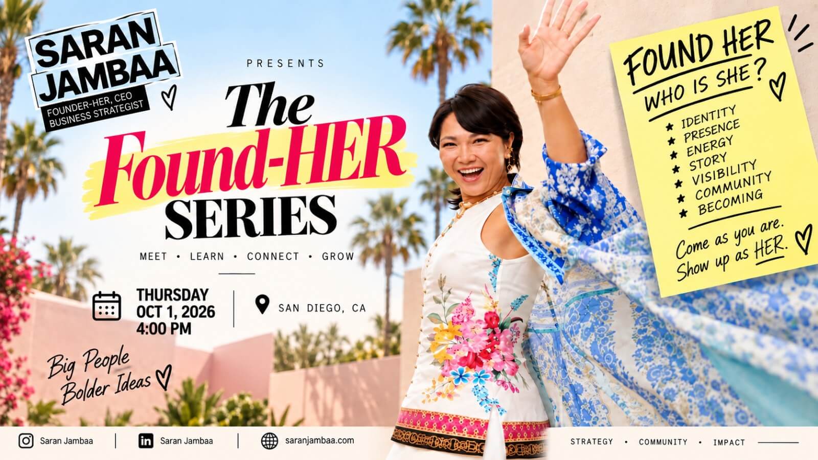 The Found-HER series: A Personal Brand & Presence Workshop for Women in Business