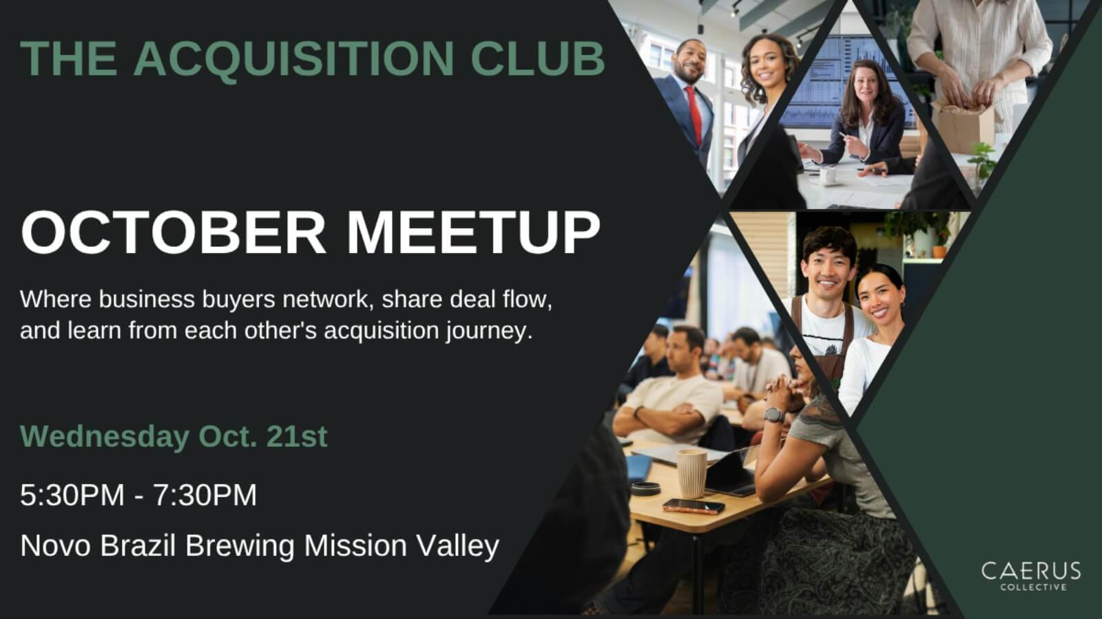 Acquisition Club October Meetup