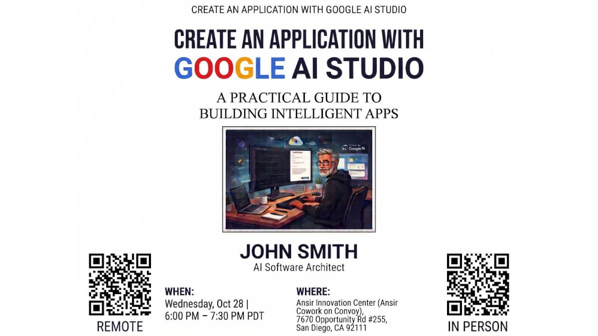 Build Your First AI App with Google AI Studio (Live Demo!)