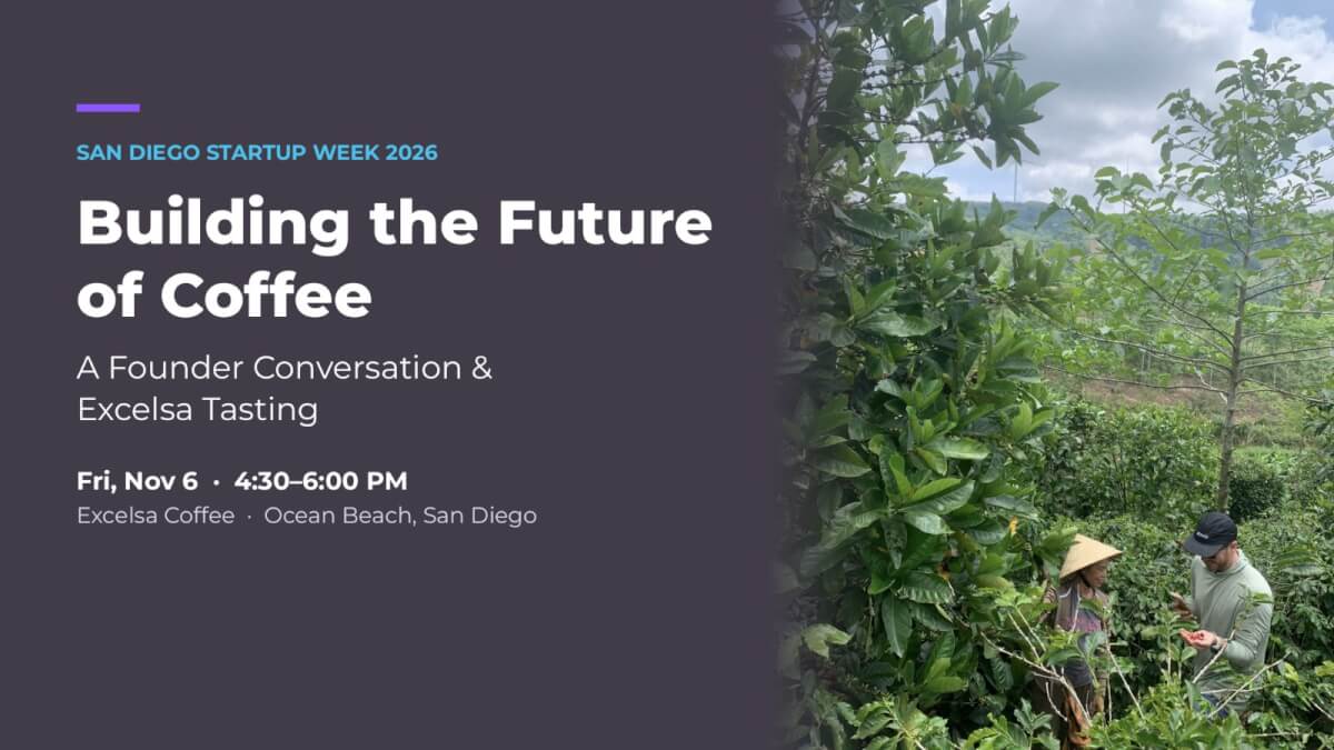 Building the Future of Coffee: A Founder Conversation & Excelsa Tasting