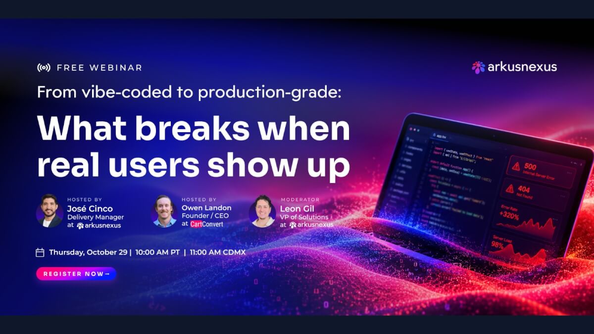 From vibe-coded to production-grade: what breaks when real users show up.