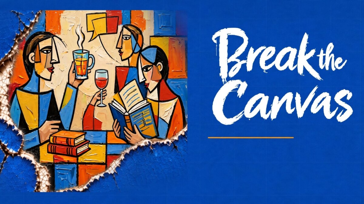 Break the Canvas book launch party: Come hang out with friends, drinks, games, and prizes