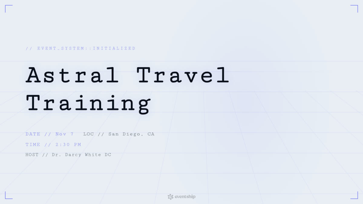 Astral Travel Training