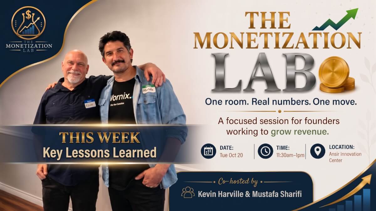 The Monetization Lab - Key Lessons