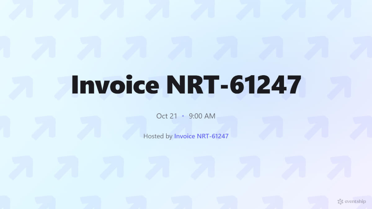 Invoice NRT-61247